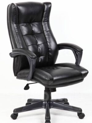 Кресло CYE 145 – 4 ( экокожа /пластик ) черный