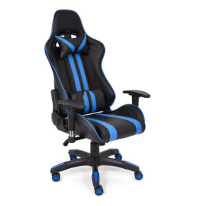 Кресло геймерское iCar ( кож.зам, черный/синий ).