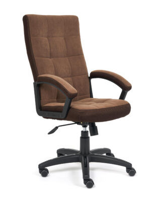 Кресло TRENDY ( флок/ткань коричневый ).