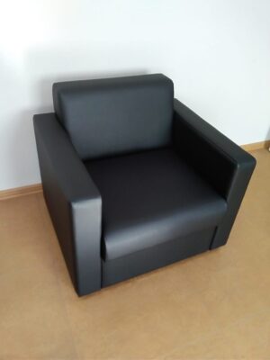 Кресло Компакт ( 730*830*750 )экокожа черная.