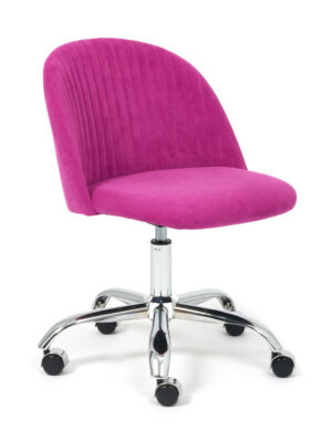 Кресло MELODY ( флок / хром ) фиолетовый