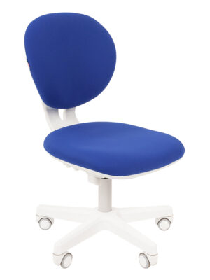 Кресло Chairman Kids 108 ( ткань / пластик ) синий, белый