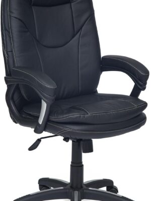 Кресло COMFORT ( экокожа / пластик ) черный