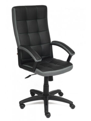 Кресло TRENDY ( экокожа/ткань, черный/серый ).