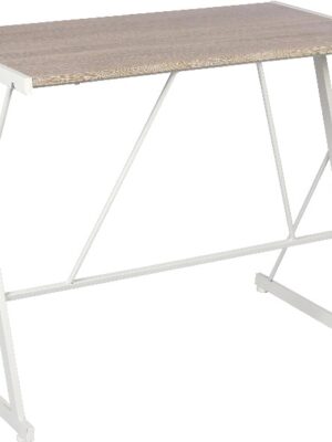 Стол WD-09 ( 90*48*75 ) oak ЛДСП/ металл