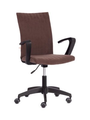 Кресло SPARK ( флок / пластик ) коричневый