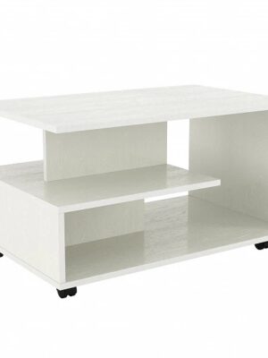 Журнальный стол BORA-BORA Белый текстурный ( 800*500*455 )