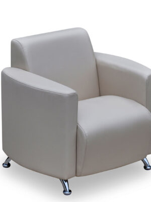 Кресло БРИГС экокожа ( 800*700*780 ) серый