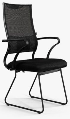 Кресло  «ErgoLife Sit» ( сетчатая ткань, сетка, сталь ) черный